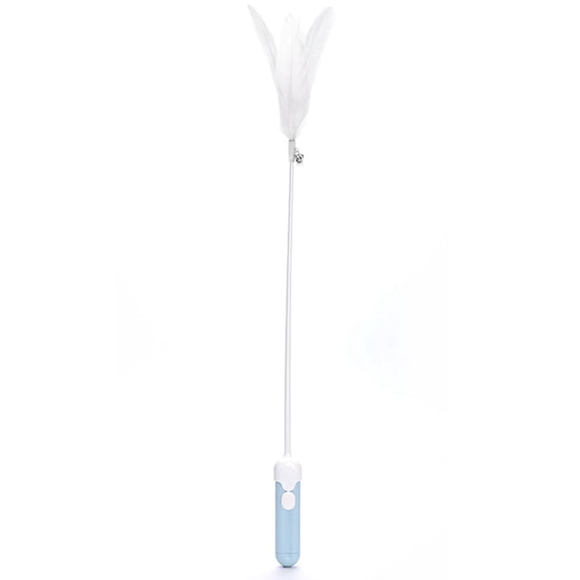 Cat Wand Toy Detachable Interactive Cat Teaser Stick Pet Pointer Toy for Chasing