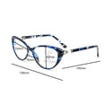 thumbnail image 2 of Blue Light Blocking Cat Eye Retro Progressive Multi-focus Reading Glasses 2.00 for Women, Red Tortoiseshell Readers +2.00 Strength, 2 of 6