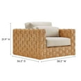 thumbnail image 2 of Modway Thames Armchair Outdoor Patio Furniture, Light Gray, 2 of 10
