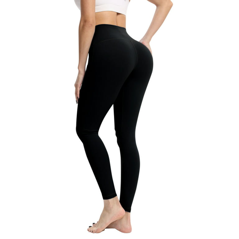 Women's Legging Hips Brushed Sports Fine Ultra Thin Fitness Yoga Pants Yoga  Women's Waist With Pockets High Pants And Yoga Pants 