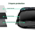 thumbnail image 4 of Lsque Silver Dragon Mountain Peaks Pattern Laptop Bag – Portable & Slim Single-Shoulder Computer Case with Adjustable Strap, Protective, Lightweight for 13”/14”/15.6” Laptops, 4 of 8