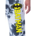 thumbnail image 3 of DC Comics Womens' Batman Granite Tie Dye Bat Logo Sleep Jogger Pajama Pants, 3 of 5