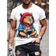 thumbnail image 1 of Camiseta con estampado digital 3D para hombre, divertida camiseta de capibara para videojuegos, informal, de manga corta y cuello redondo, suave y cómoda, 100 % algodón, corte estándar., 1 of 6