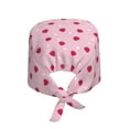 thumbnail image 2 of Gaeub Strawberry And Heart Print Cleaning Working Cap,Unisex Scrub Cap Nurse Hat,No-Slip Scrub Cap for Men & Women, 2 of 7