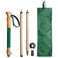 thumbnail image 1 of Bastón de trekking FOREST PILOT de madera de haya ajustable, color verde, 1 of 6