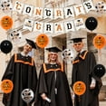 thumbnail image 4 of JOYMEMO Graduation Party Decorations 2024 Orange and Black - Congrats Grad Banner Cake Topper with Cupcake Toppers, Class of 2024 Hanging Swirls, Graduation Party Supplies, 4 of 7