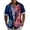 6-Blue, variant on Telankuip Men's American 250th Anniversary Print Summer Shirts 1776-2026 Patriotic Tee Loose Breathable Button down down Casual Top for Independence Day 6-Blue XL