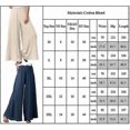 thumbnail image 2 of Womens Elastic Waist Wide Leg Pants Loose Casual Trousers, 2 of 2
