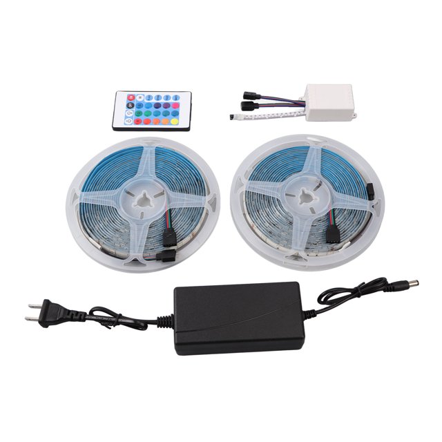 Tira de luces LED, 2 tiras de luces LED que cambian de color, tiras de luces de alto rendimiento