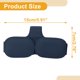 thumbnail image 4 of Clip para gafas de sol en el parasol del coche Unique Bargains, soporte magnético de cuero PU azul, 4 of 7