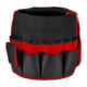thumbnail image 2 of Bolsa para herramientas de jardinería de gran capacidad, impermeable, con múltiples bolsillos Negro Rojo, 2 of 9