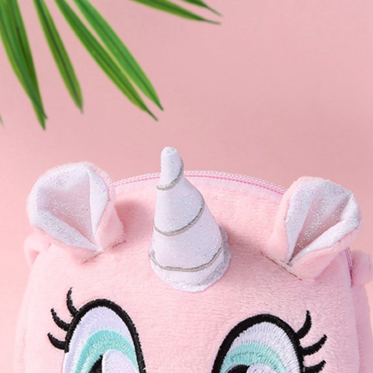 Cute Unicorn Mini Fashion Plush Wallet Girls Shoulder Messenger