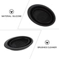 thumbnail image 4 of SHISUYAN Silicone Makeup Brush Cleaning Pad for Effective Cleaning Black Handheld Design, 4 of 9