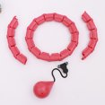 thumbnail image 1 of Fitness Smart Hula Hoop 24 nudos aros desmontables perder peso deportes (rosa) LingWen 9024715711717, 1 of 1