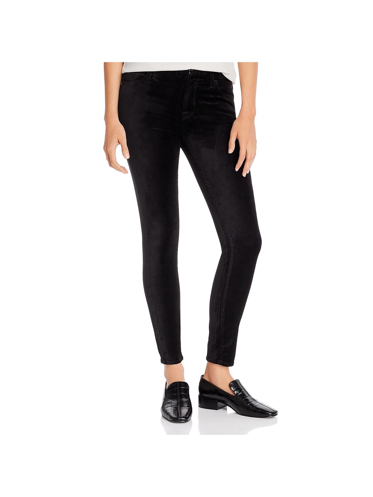 Jen7 Womens Velvet Ankle Skinny Jeans 