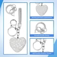 thumbnail image 6 of Key Fob Cover Compatible with Toyota RAV4 Corolla Prius Camry Highlander Avalon C-HR Keychain Case Holder Protector,Silver-white, 6 of 6