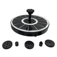 thumbnail image 3 of Actualización de fuentes solares baño de pájaros vivificando su jardín duradero con 6 boquillas decoración de jardín para piscina al aire libre acuari Negro shamjiam bomba de fuente de baño de pájaros, 3 of 8