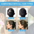 thumbnail image 6 of Hair Fibers for Thinning Hair - 27.5g Bottle Hair Powder, Hair Thickener & Topper for Fine Hair for Men Women, Black, 6 of 9