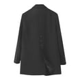 thumbnail image 4 of Wiyuqeen Women's Oversized Blazer Suits with Pocket Long Sleeve Notch Collar Lounge Jacket Coats Solid Business Work Blazers, 4 of 7