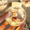 thumbnail image 2 of Christmas Indoor Balls Hwkond LED Christmas Star Light Christmas Decorations LED Curtain String Lights Christmas Christmas Tree Decoration For Home New Year's Gifts,3.14in, 2 of 5