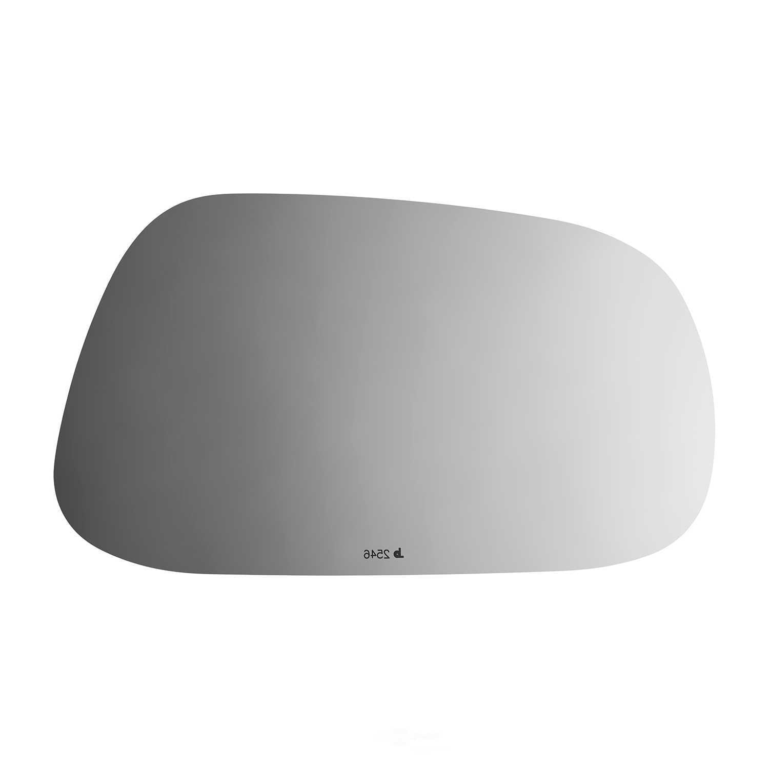 Burco Side View Mirror Replacement Glass - Clear Glass - 2546