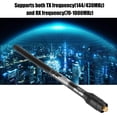 thumbnail image 1 of Antena Telescópica 144 430MHz Resorte Plegable 795 215dBi 70 1000MHz Max10W SMA J HT Escáner Antena Telescópica, 1 of 8