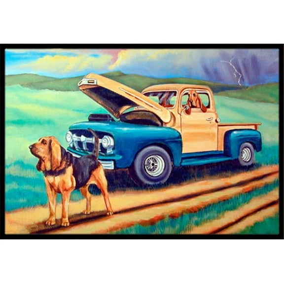 18 x 27 in. Bloodhound Indoor Outdoor Mat