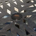 thumbnail image 2 of Noble House 67" Metal Lightweight Outdoor Dining Table, Brown, 2 of 8