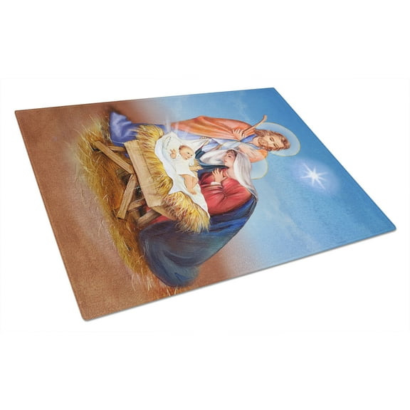 Carolines Treasures APH3905LCB Christmas Nativity Glass Cutting Board Large, 12H x 16W, multicolor
