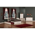 thumbnail image 3 of Leo & Lacey Urban Full Trundle Platform Bed in White, 3 of 4