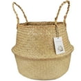 thumbnail image 2 of Huanledash Seagrass Weaving Foldable Home Storage Bucket Toy Sundries Clothes Plants Basket, 2 of 4