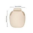thumbnail image 5 of Premium Flax Car Seat Cover with Elastic Bottom Design Seat Protector for Year Round Comfort & Vehicle Seat Protection, 5 of 17
