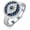 6, variant on Evil Eye Ring Spiritual Turkish Ring Size Sterling Silver Blue Evil Eye Rings Round Evil Eye Ring Greek Evil Eye Protection Ring for Women(3.5-15)