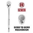 thumbnail image 2 of Powerbuilt 3/8-Inch Drive 72 Tooth Gear To Gear Ratchet - 649986, 2 of 4