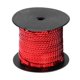 thumbnail image 5 of Cordón de lentejuelas de 100 yardas, 6 mm, accesorio decorativo para zapatos de tela, hilo de lentejuelas de resina plástica, rojo, rollo de 100 yardas, 5 of 14