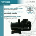 thumbnail image 4 of Half Off Ponds Aqua Pulse Submersible Pond Pump for Waterfalls, 10000 GPH, 1.25 HP, 33 ft Cord, 4 of 7