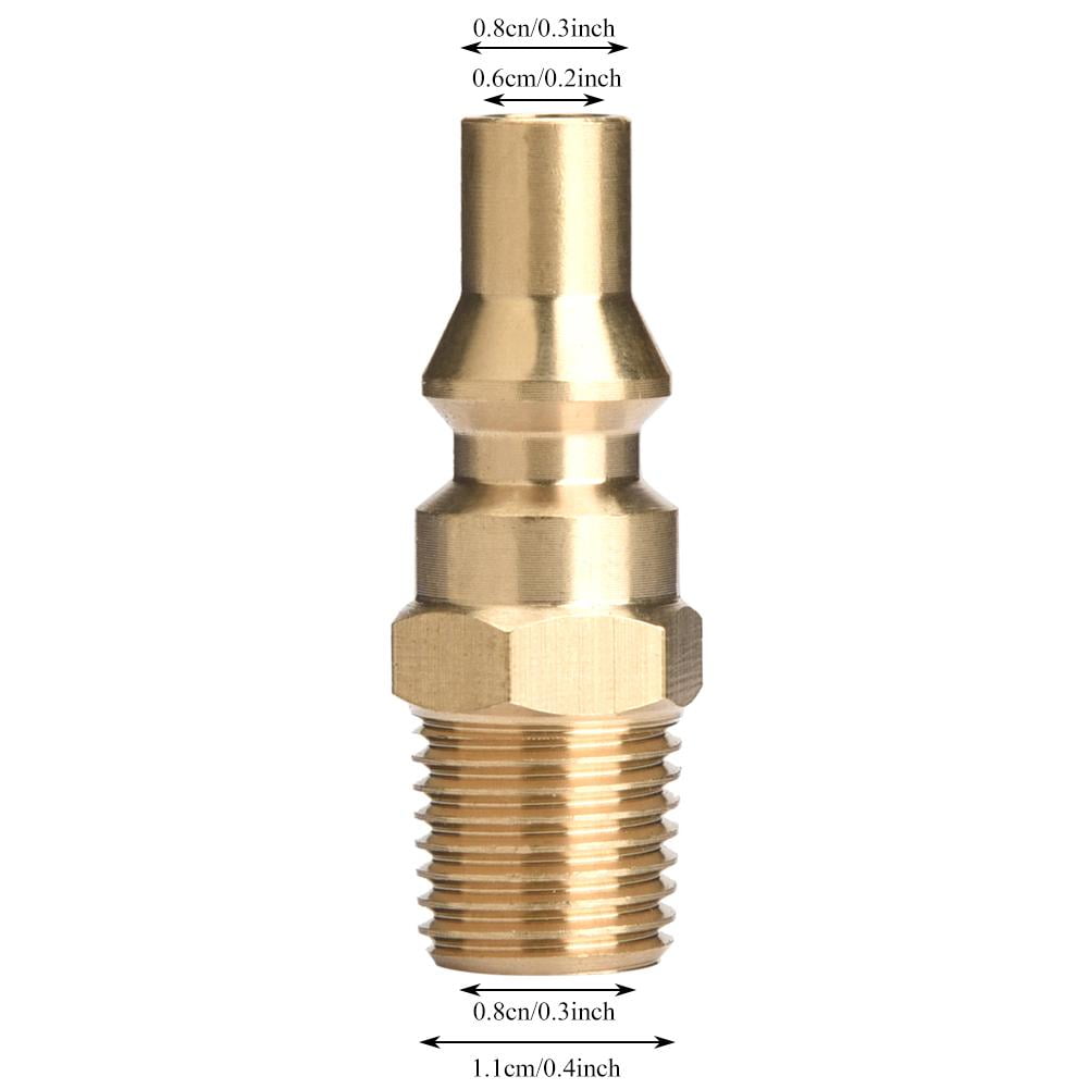 Greensen NPT Quick Connect Fitting, 1/4’’ NPT Propane Quick Connect,1/4