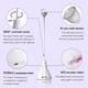 thumbnail image 3 of Hands Free Led Uv Nail Lamp, Rotatable Gooseneck Flash Cure Light For Nails, Mini Lotus Nail Resin Light, 3 of 5