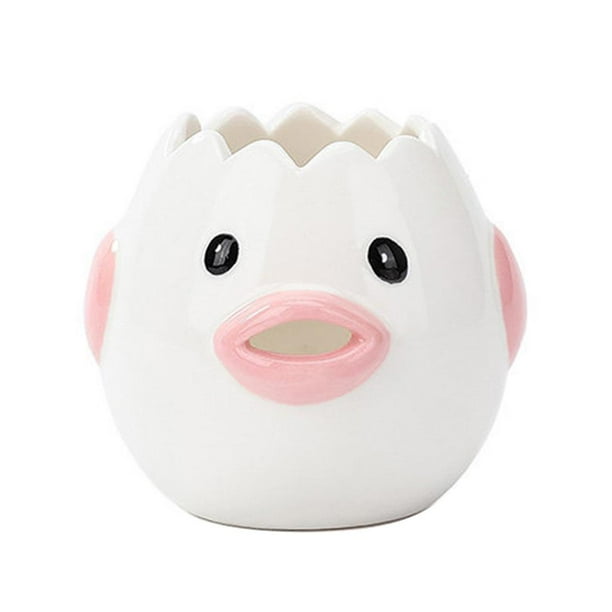 fastboy Ceramics Egg Separator Egg Extractor Kitchen Gadget Safety Egg Yolk White Separator Egg