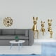thumbnail image 2 of Escultura para colgar en la pared,Decoración de pared de metal para sala de estar,dormitorio y exterior.,Escultura colgante Arte de pared Disco decorativo,Escultura de figura,Estatua sentada, 2 of 8