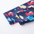 thumbnail image 4 of Tfken Summer Swimwear For Boys Crew Neck Long Sleeve Dinosaur Print One-Piece Swimsuit With Hat Set Trendy Beach Swimming Toddler Soft Bathing Suit Blue Size 4-5 Years, 4 of 5