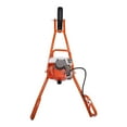 Gas Powered Post Hole Digger 63cc 3hp Earth Auger Borer Ground Trolley