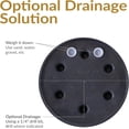 thumbnail image 4 of 24-Inch Anjelica Large Plastic Pot for Plants - Outdoor Double-Walled Large Plastic Planter with Drillable Drainage Holes - Slate, 4 of 9