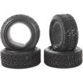 thumbnail image 5 of LINLIN 4PCS RC 1:10 Rally Car 68mm Rubber Tires Hard Dish Wheel Rims Hex 12mm Compatible with 1/10 RC On Road Flat Run Car Tamiya CC01 Axial Scx10 Traxxas HPI Tyres Parts, 5 of 6