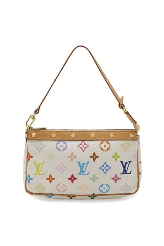 Pre-Owned LOUIS VUITTON Louis Vuitton Monogram Multicolor Pochette Accessoires Handbag Pouch -...