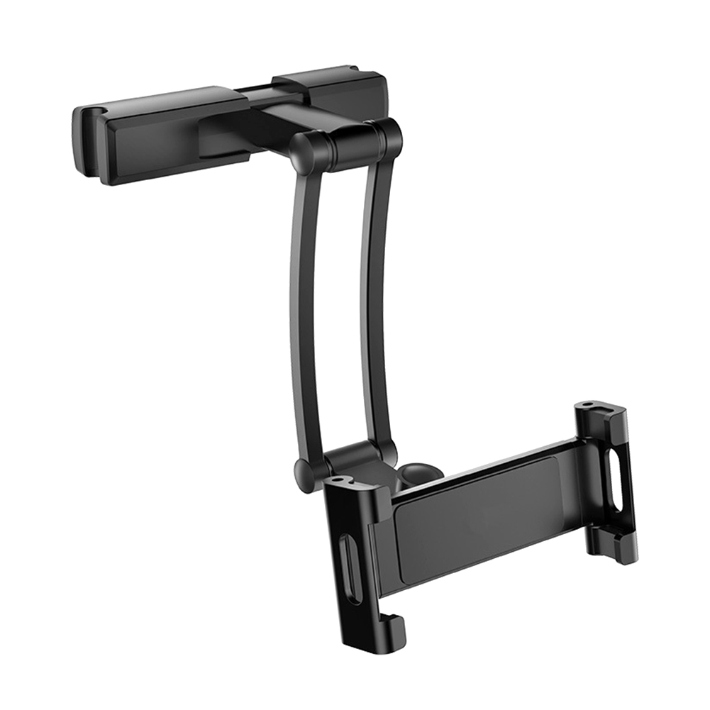 Lamicall Universal Car Headrest Mount Holder For IPad Tablets Phones, Black, Steel Clip