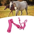thumbnail image 4 of <p>Horse Halter, Multi Knots Wearable Safe Adjustable Rope Halter Polyester Comfortable Structure  For Training</p>, 4 of 7