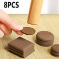 thumbnail image 2 of 8PCS Silicone Furniture Leg Pad Sofa Foot Pad Self-Adhesive Mute Chair Feet Cover Floor Protector Anti Slip Table Leg Caps, 2 of 10