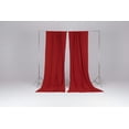 thumbnail image 4 of Solid Poplin Window Curtain or Photography Backdrop 58" Wide - Red, 4 of 5