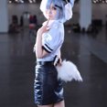 thumbnail image 4 of Anime Re:Life in A Different World From Zero Rem Disfraz de Cosplay Uniforme de Policía para Mujer Pelucas Traje de Fiesta de Carnaval de Halloween, 4 of 5